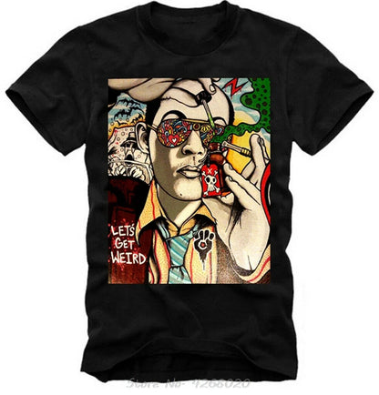 T Shirt Fear and Loathing In Las Vegas Lsd Dmt Gbl Xtc for Men TShirt  Fashion Printed Pure Cotton Cosplay T-Shirts harajuku